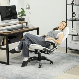 Vinsetto Gaming-Stuhl Weiß/Schwarz 74 cm