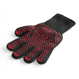 HENDI Grillhandschuhe 300 mm hitzeresistent schwarz