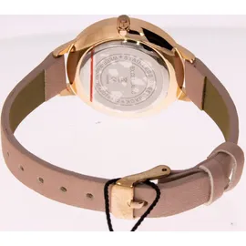 Excellanc Damen Armbanduhr Analog Quarz 1900165 Gehäusebreite 0 mm Kunstledergehäuse Rosa Kunstlederarmband 0