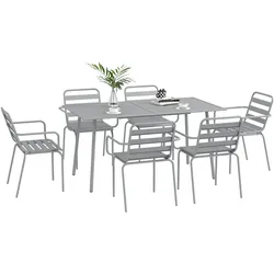 Outsunny Sitzgruppe Stahl