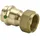 Viega Sanpress Verschraubung 380885 15 mm x 1/2, Siliziumbronze, flachdichtend, SC-Contur