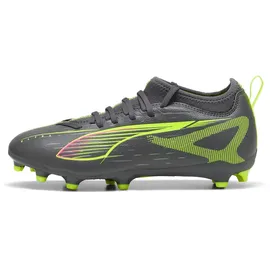 Puma Ultra 5 Match AG/FG Kinder matte aged silver/yellow alert 34