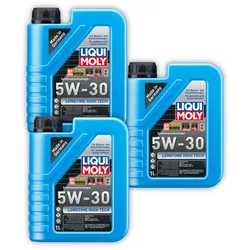 3x 1L LIQUI MOLY 1136 Motoröl Longtime High Tech 5W-30 Motorenöl Öl Synthetisch