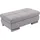 Set One by Musterring Stauraumhocker SO 4100 128 x 43 x 68 cm Silber
