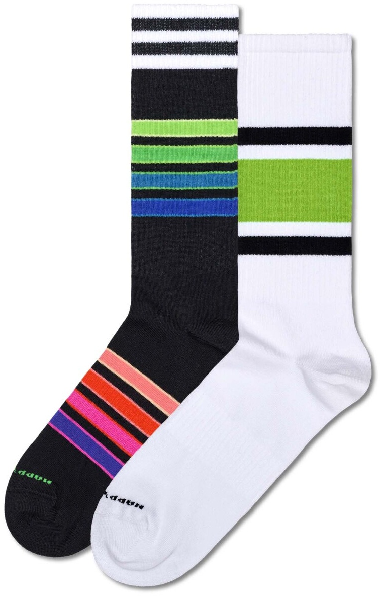 Happy Socks Unisex Socken, 2er Pack - Special, Streifen, Geschenkbox Stripe 36-40