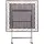 Beliani Bormio Gartentisch 70 x 70 x 74 cm Schwarz/Gold