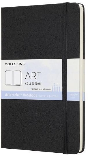 Moleskine Black Watercolour Notebook Large - Moleskine  Gebunden