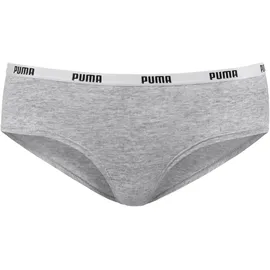 Puma Hipster 6er Pack - Soft Cotton Stretch, ECOM Grau/Weiß/Schwarz M