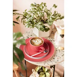 SELTMANN WEIDEN Liberty Pure Colors Kaffeeservice 18-tlg. Flamingo Red