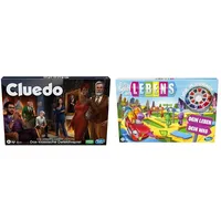 Hasbro Gaming Cluedo Brettspiel für Kinder ab 8 Jahren, neu gestaltetes Cluedo für 2–6 Spieler & EL des Lebens, Brettspiel für die ganze Familie für 2 – 4 Spieler