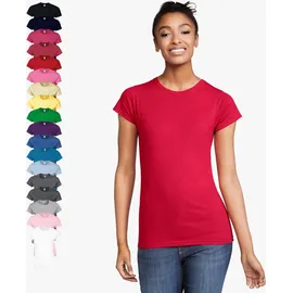 Gildan Softstyle Damen T-Shirt Khaki L