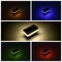ABZ-Zaunsysteme GmbH KAPPA LED Solar- Pfostenkappe 60/40 mm grün