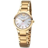 REGENT Damen Solaruhr Analog Metallarmband gold URF1536 - Goldfarben