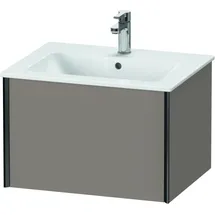 Duravit XViu Waschtisch-Unterschrank XV40250B243 61 x 40 x 48 cm, basalt matt, 1 Auszug, wandhängend, schwarz matt