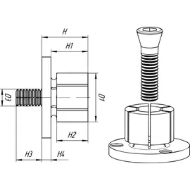 IBT MITEE BITE SpanndornxPA M12x35,30mm MITEE-BITE