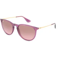 Ray Ban Ray-Ban RB 4171 ERIKA Damen-Sonnenbrille, Violett Transparent