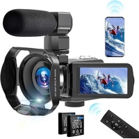 Videokamera Camcorder 4K 56MP WiFi IR Nachtsicht Videokamera Full HD 3,0