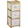 KESPER Regal mit 3 Boxen 29,5 x 33,5 x 87 cm Braun