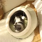 RAEF 1Pcs Bett Für Katzen Haustier Korb Katze Bett Gemütliche Kätzchen Kissen Katze Haus Zelt Weiche Warme Kleine Hund Matte Tasche Waschbar Betten Und Möbel