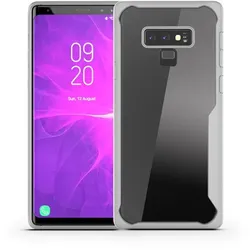 Handy Tasche für Samsung Galaxy Note 9 Panzer Case Cover Schutz Hülle Grau