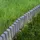 casa.pro [casa.pro] 60er Set Palisade Beetumrandung Dunkelgrau Länge 1620cm - Dunkelgrau
