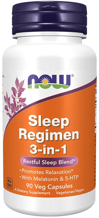 Now Foods Sleep Regimen 3-in-1 (90 veg.Kapseln)