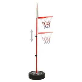 vidaXL Basketball Spiel-Set Verstellbar 120 cm Beige/Mehrfarbig