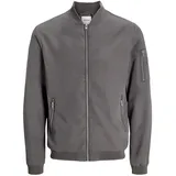 Jack & Jones PlusSize JJERUSH Bomberjacke grau 3XL