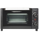 Michelino Mini-Backofen 12 Liter Ofen Schwarz 20538 - Schwarz