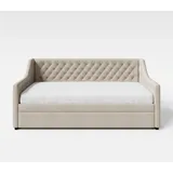 phoenix group Tagesbett Princess, Schlafsofa mit Auszug, gepolstert, Samt