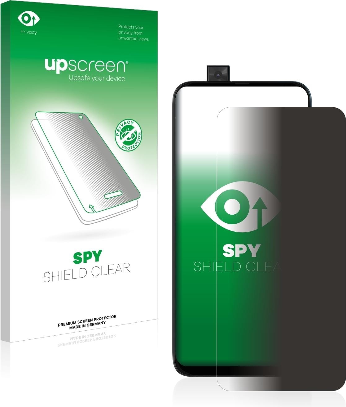 upscreen Spy Shield Blickschutzfolie (1 Stück, Motorola One Fusion+), Smartphone Schutzfolie