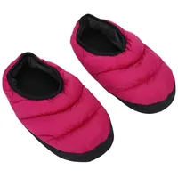 ITODA Daunenschuhe Unisex Hausschuhe Baumwollschuhe Anti Rutsch Winterhausschuhe Geschlossen Bettschuhe Warmfutter Wärmeschuhe Gästehausschuhe Winter Gästepantoffeln Pantoffeln für Damen Herren - 36 EU