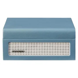 Crosley Voyager CD-Player mit Stereo-Bluetooth-Lautsprechern und FM-Radio, Washed Blue