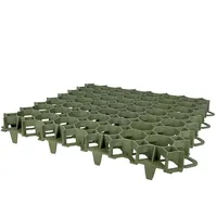 10 x Covergrid Profi Rasengitter | 50x50x4 cm | Grün │ Rasenwaben aus Kunststoff | Paddockplatten