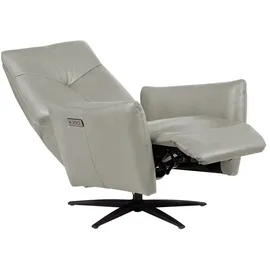 Ravensberger Werkstätten Sessel Atlanta Leder 80 x 107 x 83 cm Grau elektrisch