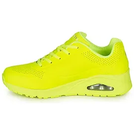 SKECHERS Uno Night Shades neon yellow durabuck 41