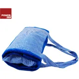 POWER INN Strandtuchtasche ca. 95x178cm | Blau/Blau | Liegehandtuch 3 in 1