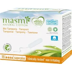 masmi Bio Tampons Super Plus 100% Bio-Baumwolle