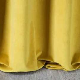 Eurofirany 339480, Durchscheinend, Gelb, Einfarbig Polyester, Öse, 290 g/m2 - Gelb