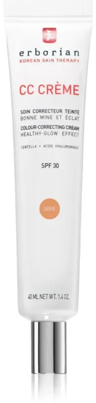 Erborian CC Crème Centella Asiatica CC Cream für ein einheitliches Hautbild SPF 30 Farbton Doré 40 ml