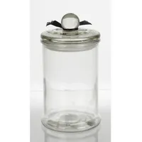 Buri Vorratsglas 640ml transparent Vorratsdose Aufbewahrungsglas Bonbonglas Dekoglas