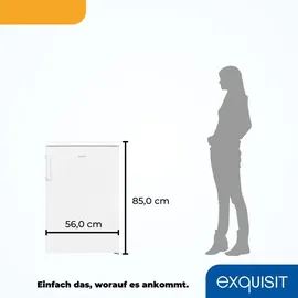 Exquisit KS16-4-H-010E Kühlschrank (120 l, 850 mm hoch, Weiß)