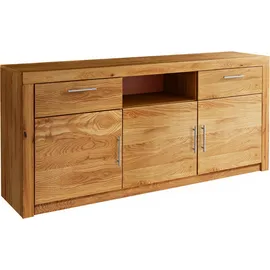 vogl möbelfabrik Kinderkommode Toronto 182 x 82 x 42 cm Wildeiche braun geölt