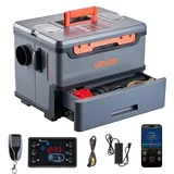 Dieselheizung 5-8kw Dc 12 V/24 V, Tragbarer All In One Diesel-lufterhitzer Mit Bluetooth-steuerung & Fernbedienung & Lcd-bildschirm, 5 L Kraftstofftank Für Lkw Wohnmobile