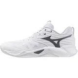 Mizuno WAVE MOMENTUM PRO Volleyballschuhe 83 | white/metallic gray/black 45