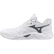 Mizuno WAVE MOMENTUM PRO Volleyballschuhe 83 | white/metallic gray/black 45