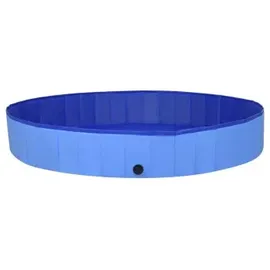 vidaXL Hundepool Faltbar Blau 200x30 cm