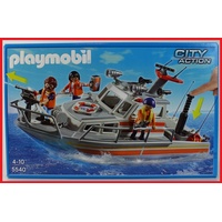 Playmobil 5540 Lösch-Rettungskreuzer Feuerwehrschiff Feuerwehr Feuerwehrboot NEU