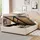 stilvora Polsterbett 140 x 200 cm Beige