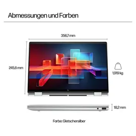 HP Envy x360 16-ad0654ng AMD Ryzen 5 8640HS 16 GB RAM 512 GB SSD Meteor Silver